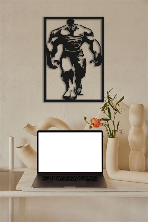 Marvel Hulk Svg Cut Dxf File Wall Sticker Pdf Silhouette Engraving