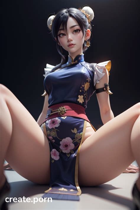 3d Chun Li Street Fighter Splits AI Porn