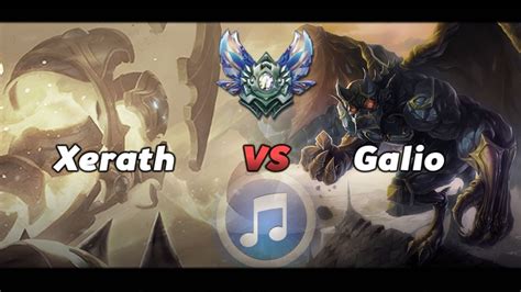 Lol Xerath Vs Galio Season 6 Diamond Gameplay Youtube