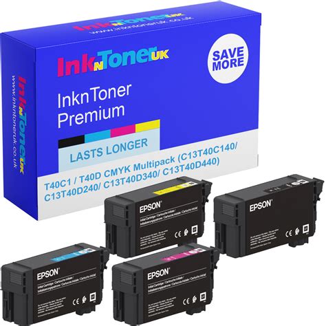 Premium Compatible Epson T C T D Cmyk Multipack Ink Cartridges