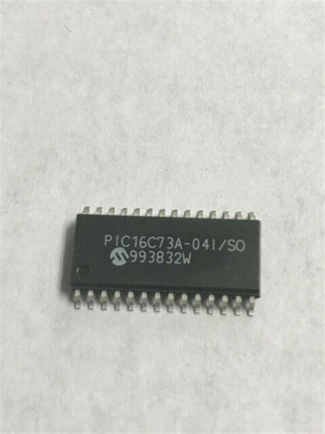 MICROCHIP PIC16C73A 04I SO MCU 8 Bit PIC16 PIC RISC 7KB EPROM 5V 28 Pin