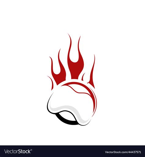 Fire gaming logo design Royalty Free Vector Image