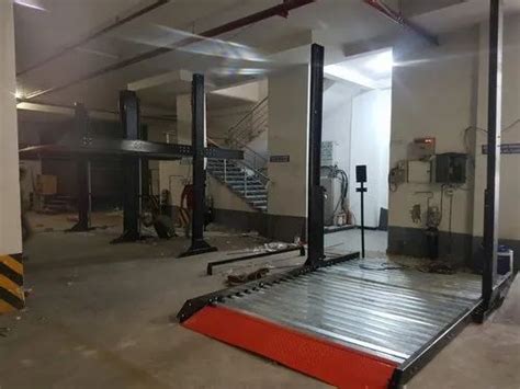 Post Mild Steel Hydraulic Car Parking Lift Tons At Rs In