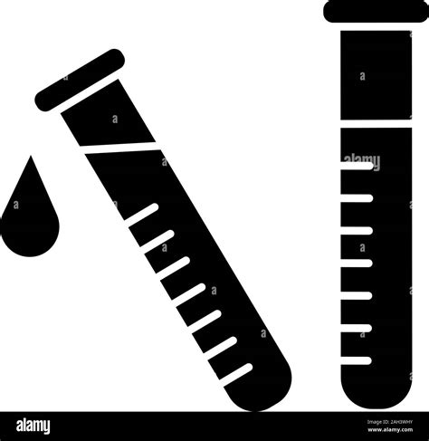 Laboratory Test Glyph Icon Lab Diagnostics Chemical Research Test