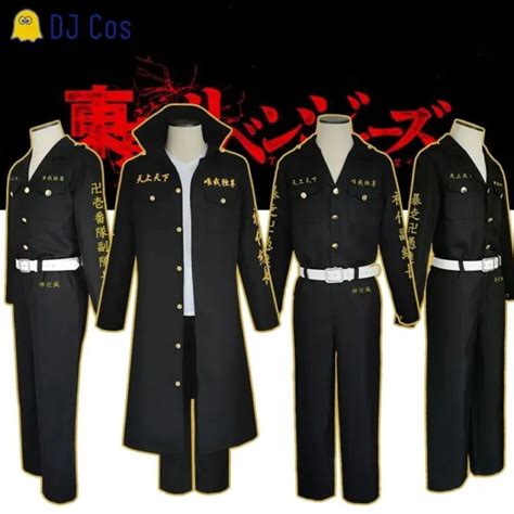 ANIME TOKYO REVENGERS Cosplay Costume Manjiro Sano Uniform Ken Ryuguji