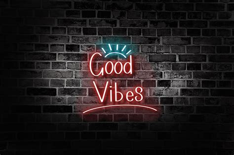 Good vibes, vibe, brick background, design, motivation, uplifting ...