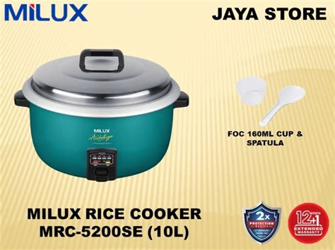 Milux L Commercial Large Electric Rice Cooker Mrc Se Boleh