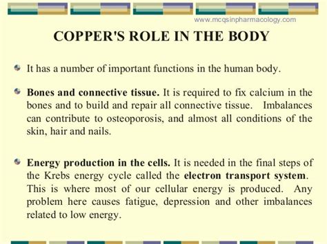 Copper Poisoningtoxicity