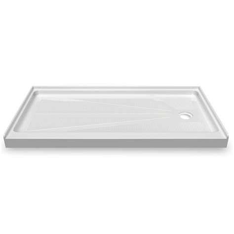 CKB 60 in. L x 36 in. W Single Threshold Shower Base, Right Drain