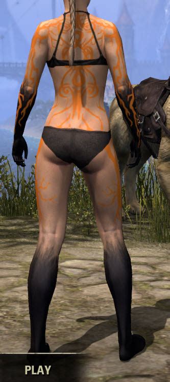 Eso Fashion Firesong Body Art Elder Scrolls Online