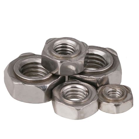 Material Stainless Steel Hexagon Weld Nut Nominal Nut Diameter M