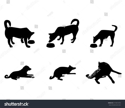 1,624 Sleeping dog silhouette vector Images, Stock Photos & Vectors ...