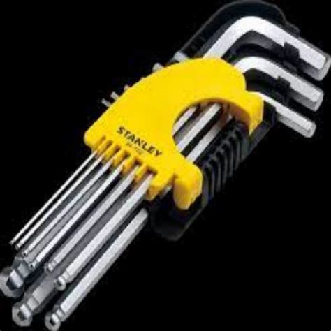 Pieces Alloy Steel Stanley Stmt Pc Long Spherical Head Hex Key