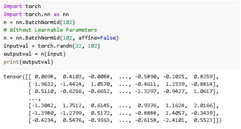 Pytorch Batch Normalization Python Guides