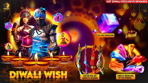 FREE FIRE DIWALI EVENT REWARDS DIWALI WISH EVENT NEXT INCUBATOR