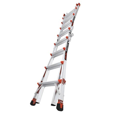 Little Giant Ladders Revolution With Ratchet Levelers M17 17 Ft Multi Position Ladder