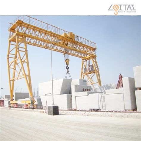 Fem Standard 32t Truss Type Double Girder Gantry Crane With Electric