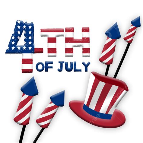 Happy 4th Of July Clipart Vector Patriotic 4th Of July United States