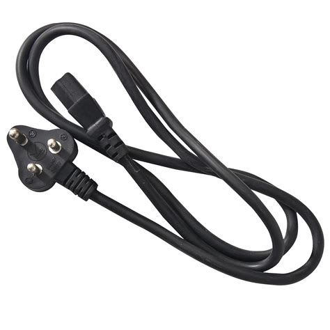 Twin Greens 3 Pin Computer Power Cable Cord For Desktops Pc And Printersmonitor Power Cable 1