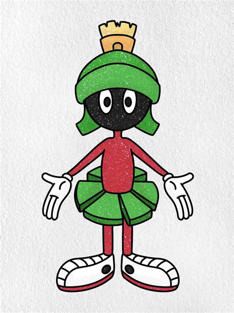 Draw Marvin the Martian - HelloArtsy