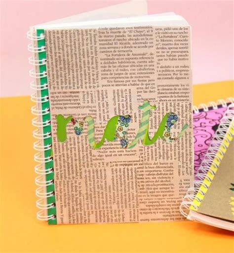 Decora Y Personaliza Tus Cuadernos Con Papel Scrap Artofit