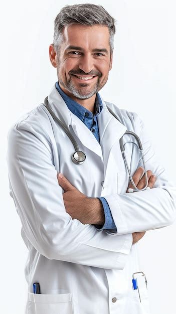 Premium Photo Doctor In White Coat With Stethoscope