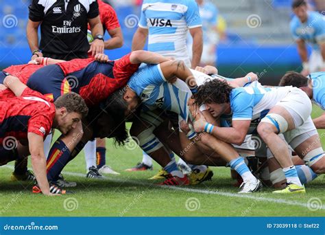 Rugby Scrum Editorial Stock Photo Image Of Champions 73039118