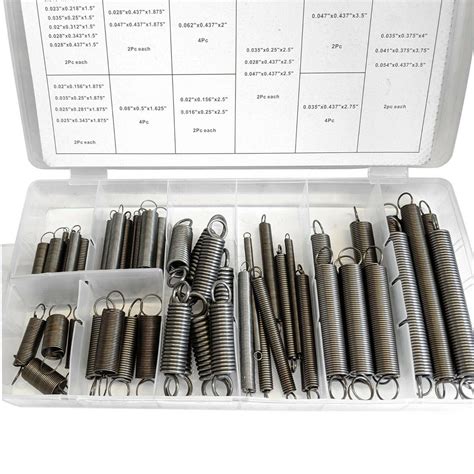 Pcs Spring Assortment Set Extention Tension Expansion Compressed