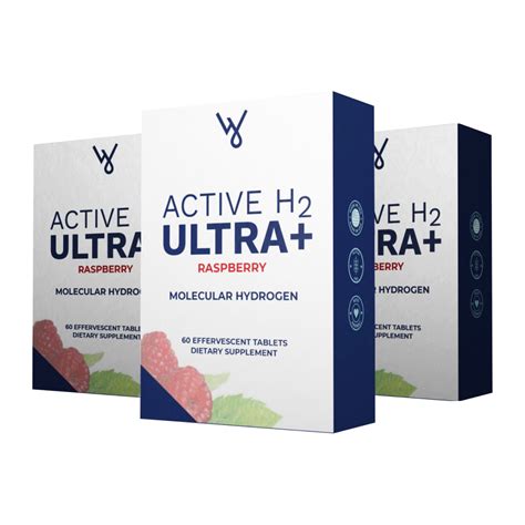 Active H2 Ultra Molecular Hydrogen Tablets Special Raspberry Flavor Waterandwellness