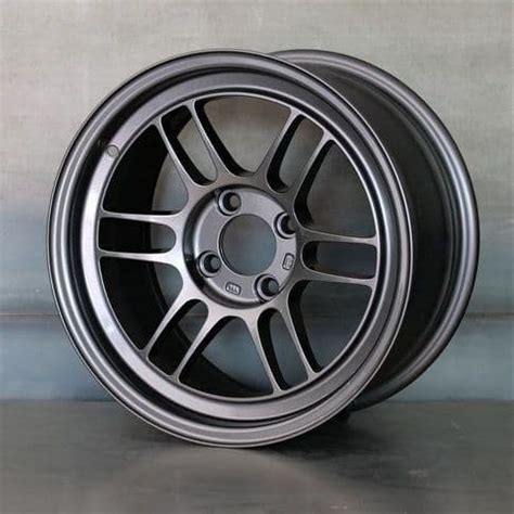 Enkei RPF1-RS +28mm 15x8 Gun Metallic wheels - Miata-Max