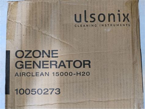 Zu Verkaufen Ulsonix Ozon Gerät Air Clean 15000 H20 Kaufen auf Ricardo