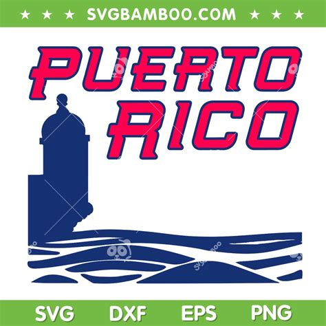 Puerto Rico Baseball Logo Svg