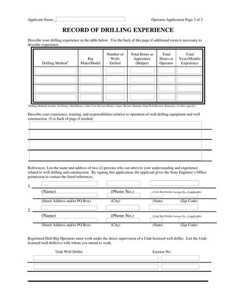 Utah Application For Drill Rig Operator Registration Fill Out Sign Online And Download Pdf