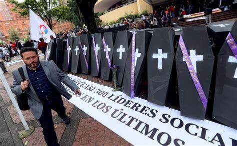 Los asesinatos de líderes sociales en Colombia