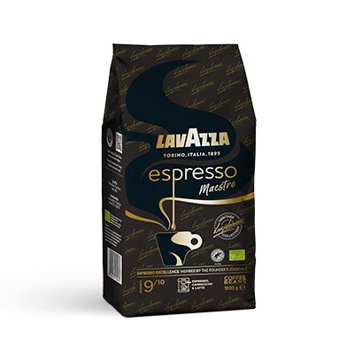 Espresso Maestro Caf En Grains Biologiques Lavazza