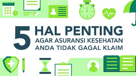 Pahami 5 Tahapan Klaim Asuransi Kesehatan Agar Tak Ditolak Infografis