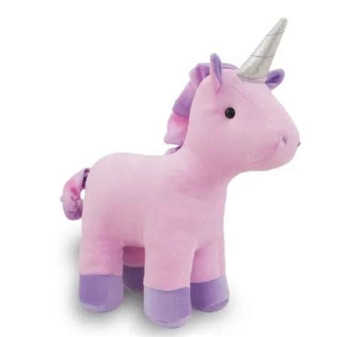 Unicórnio Rosa Plush 30cm Antialérgico Bicho De Pelúcia Macio Bichinho