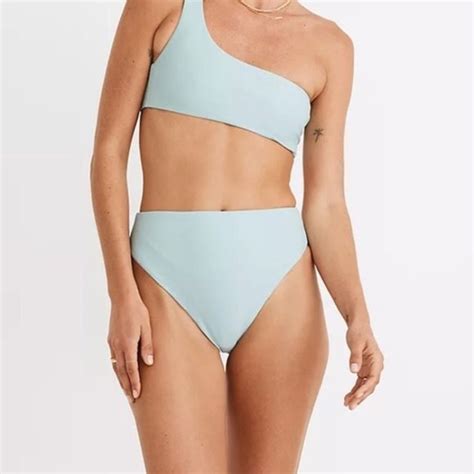 Jade Swim Swim Jade Swim Incline Bikini Bottom In Blue Ice Poshmark