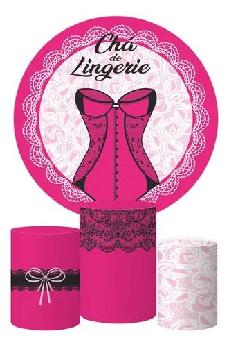 Trio Capa Cilindro Painel Redondo Ch Lingerie Festa Parcelamento