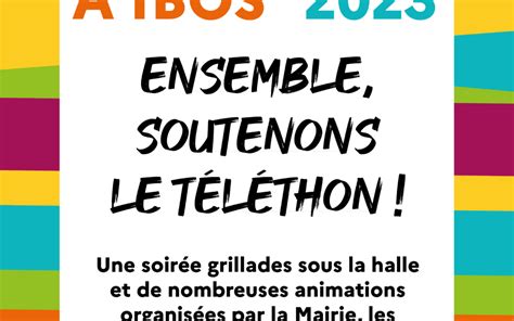 Affiche téléthon2023 Plan de travail 1 Mairie d Ibos