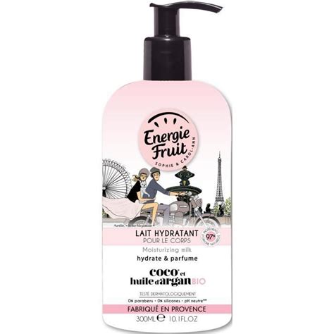 Energie Fruit Lait Hydratant Corps Coco Et Huile D Argan Bio Ml