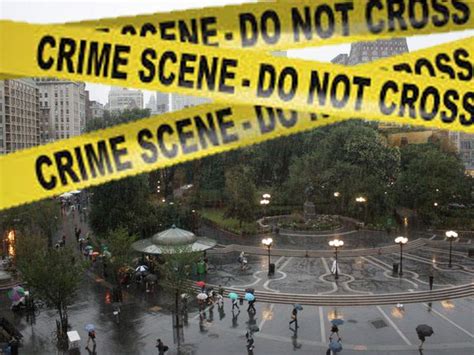 Fake Crime Scene Will Take Over Part Of Union Square Thursday - Gothamist