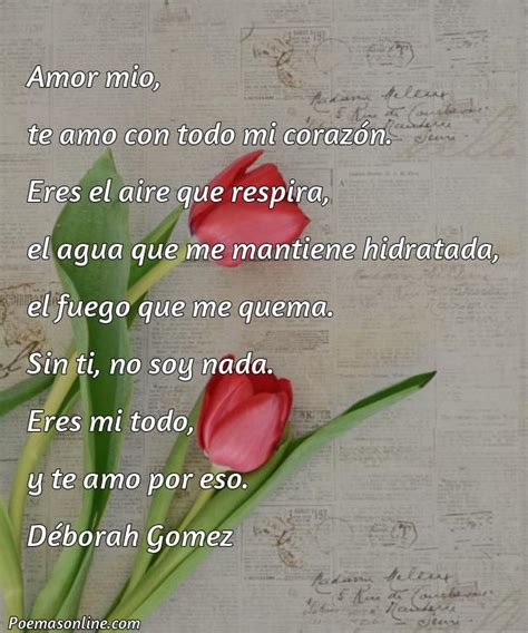 Cinco Mejores Poemas De Amor Para Mi Novio Que Lo Amo Cortos Poemas