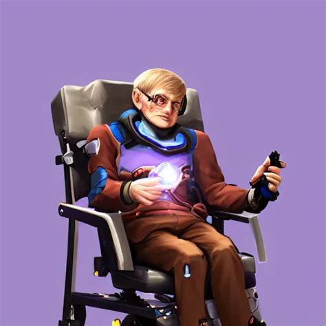 Stephen Hawking Overwatch Hero Concept Character Stable Diffusion