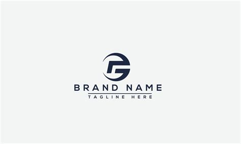 PG Logo Design Template Vector Graphic Branding Element. 10817574 ...