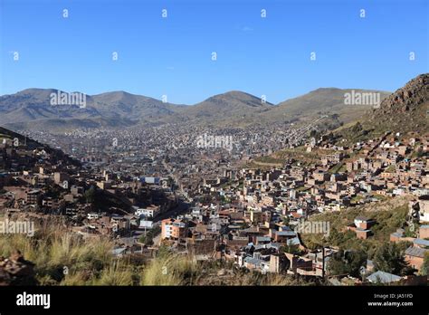 City Town Peru Andes Community Village Market Town City Town