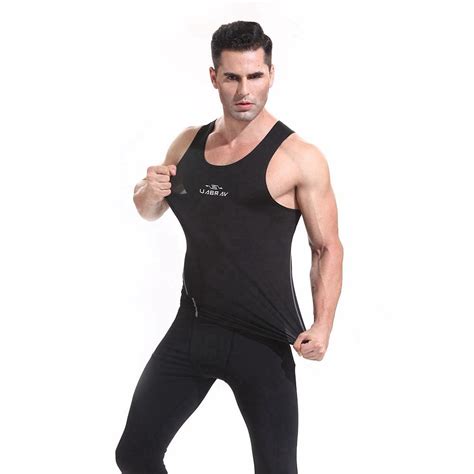 AK01 Men Sports Running Sleeveless Tops Size XL Black