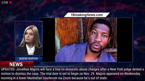 Jonathan Majors Assault Trial Set For Nov After Judge Denies Motion