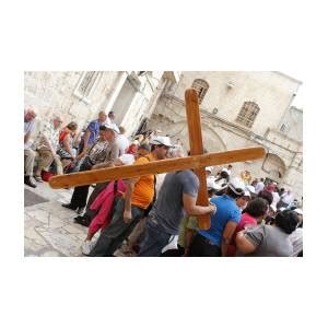 Ritual Of The Cross Traversing The Square Of The Holy Sepulchre In