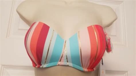 New With Tags Shade And Shore Bikini Top Size 32DD EBay